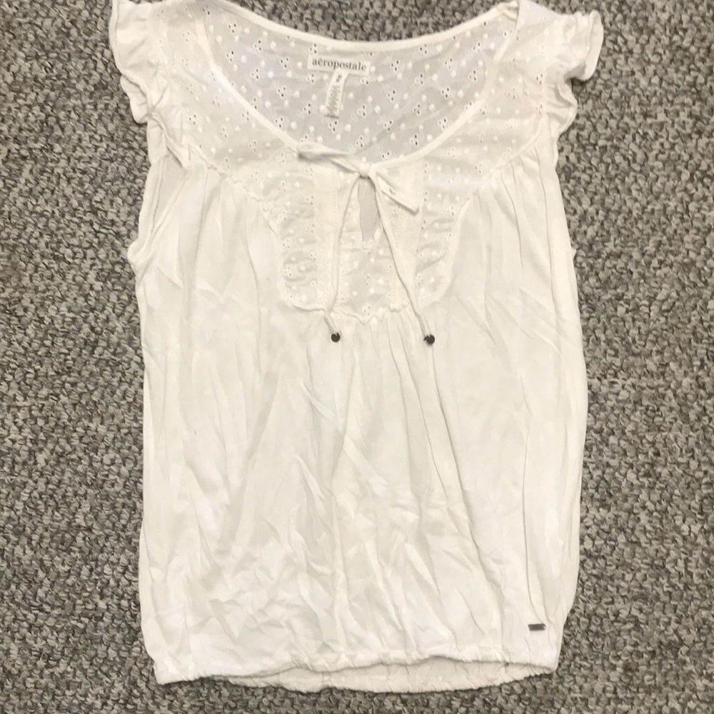 White Casual Blouse